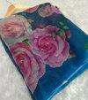 Vk 4183 Soft Organza Flower Print Hand Work Party Wear Saree